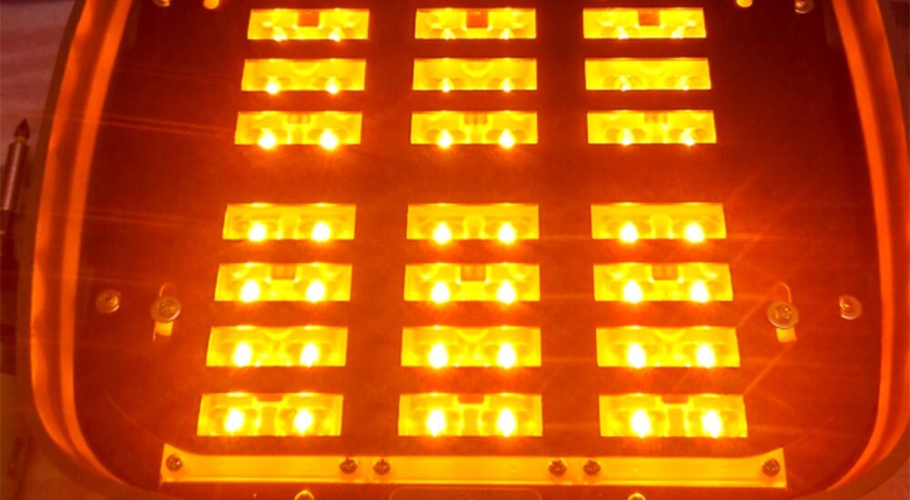 Amber LED Light Fixture